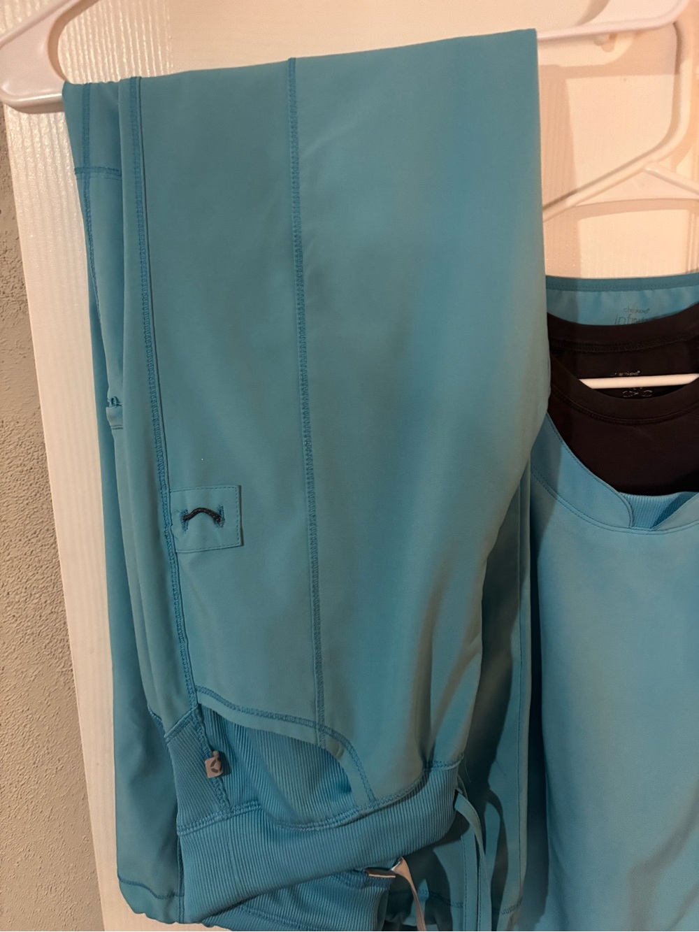 Men's Athletic Drawstring Pants - Turquoise